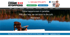 Desktop Screenshot of nearnorthcrimestoppers.com